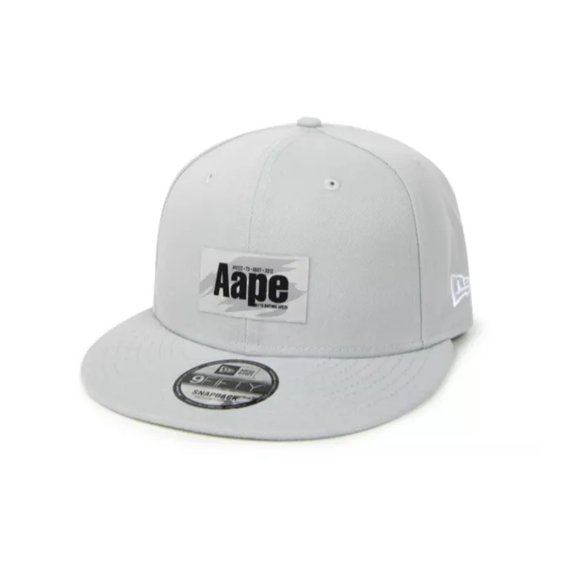 Aape Polyester Baseball Caps Unisex Gray/Green-0
