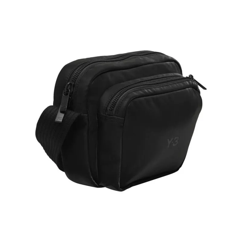 Y 3 Polyester Shoulder Bag, Crossbody Bag Regular Unisex Black-2