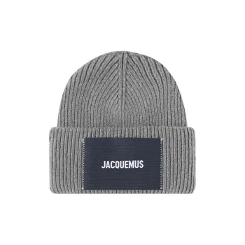 Jacquemus Beanies Men's Light Gray