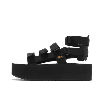 Teva W Flatform Mevia Beach Sandals Women's Black