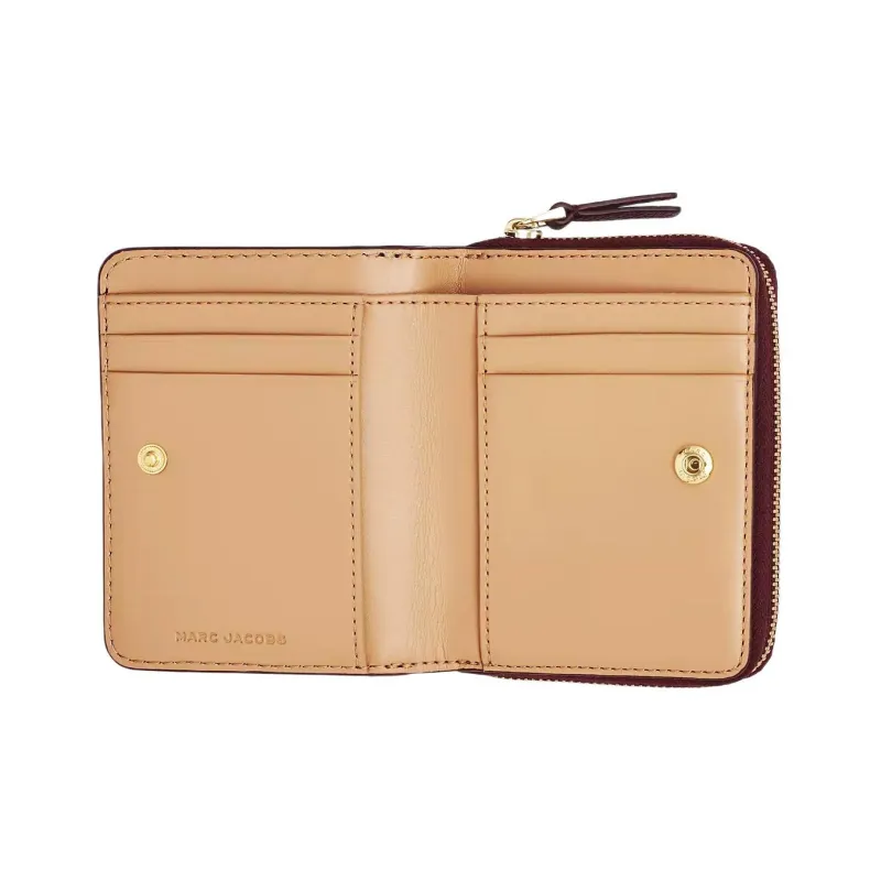 MARC JACOBS The Leather Mini Compact Wallet-3