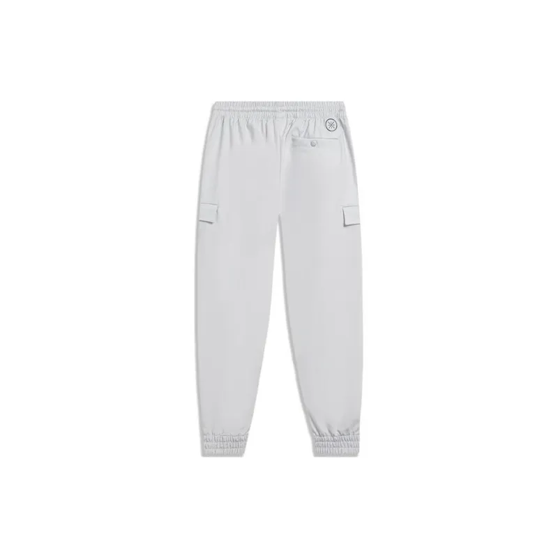 LiNing Wade Collection Knitted Sports Pants Men's River Stone Gray-1