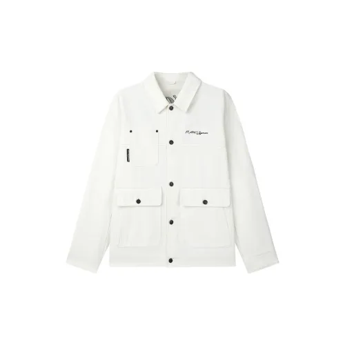 KIKC Denim Jackets Men Off White