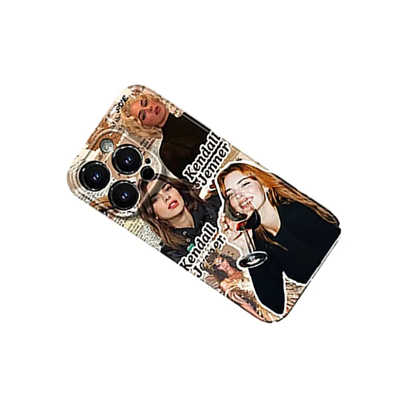 US8ACC Acrylic Material Refreshing Trendy And Cool Phone Cases IPhone13/14/15/Pro/Ma Jana Elegant Patchwork-2