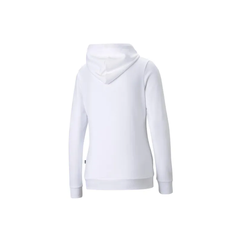 PUMA Essentials Logo Hoodie TR Sweatshirt Women's White-1