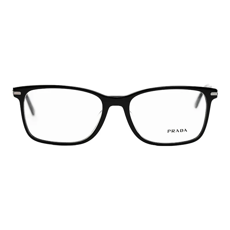 PRADA Plate Frame Metal Polycarbonate Lens Square Eyeglass Frames Men's-1