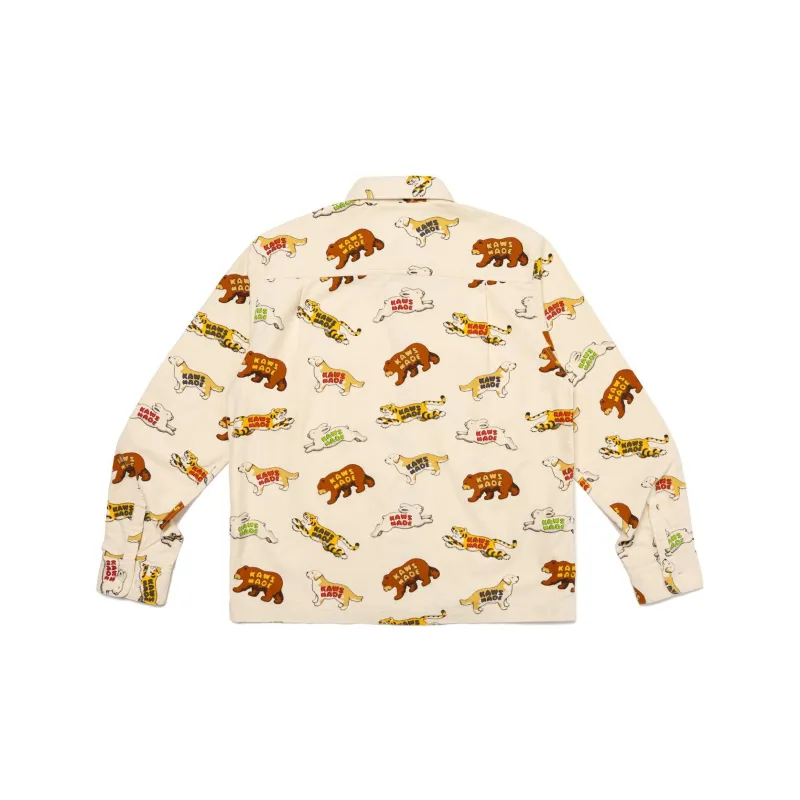 HUMAN MADE X Kaws Animal Patterned Shirt-1