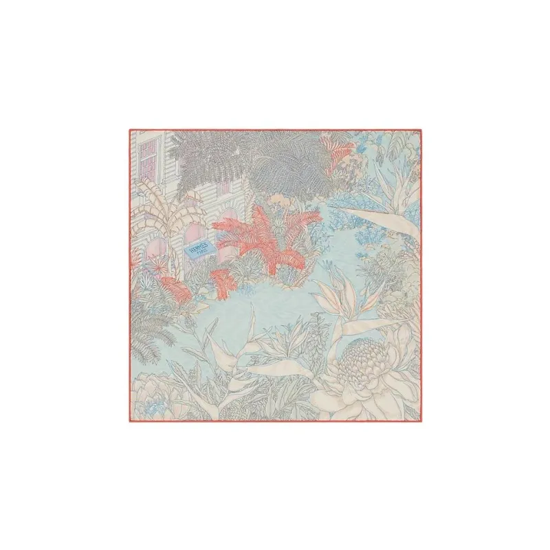 HERMES Faubourg Silk Scarves Women's Multicolor-0