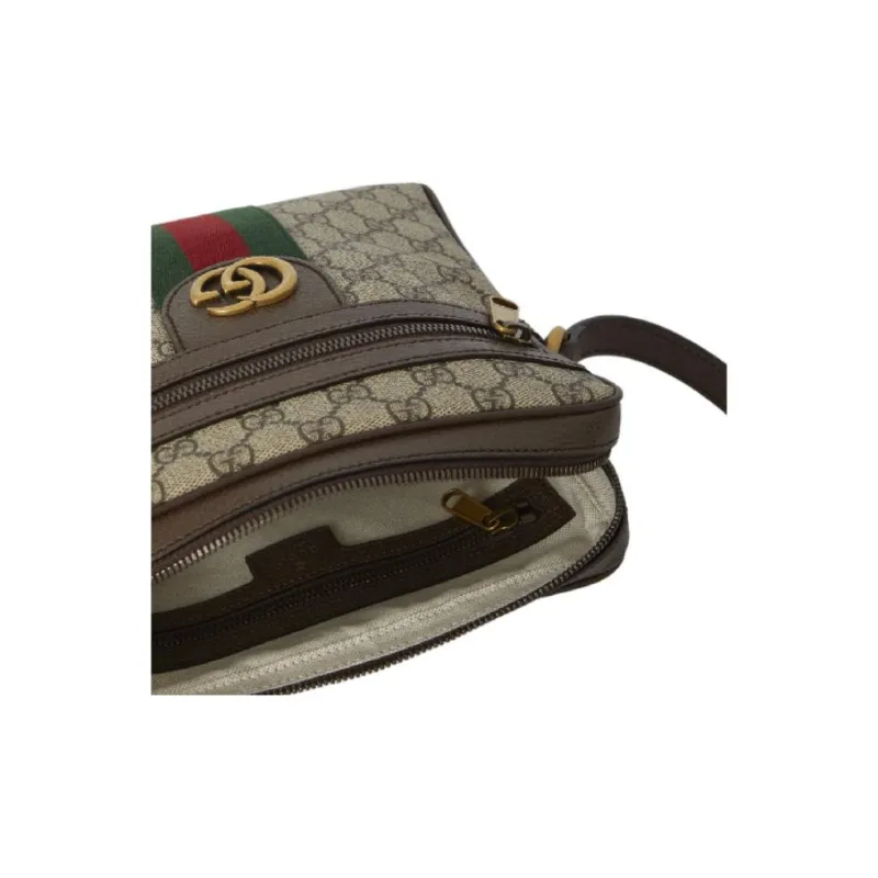 GUCCI Ophidia Small Messenger Bag Beige/Ebony Maple-7