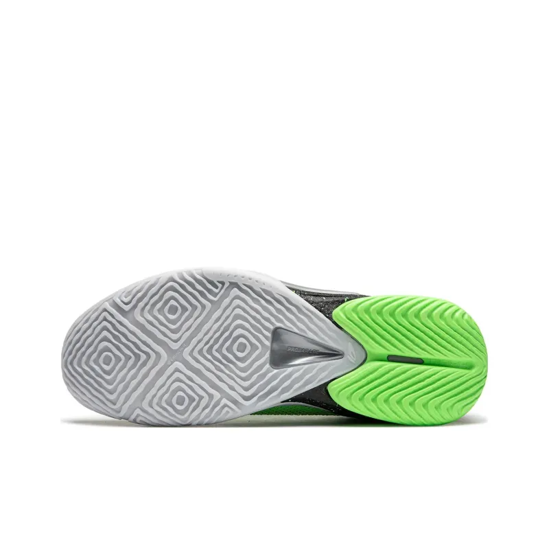 LiNing Speed 10 Sword Saint Cushioning Lightweight Rebound Low-Top Basketball Shoes Men's Fluorescent Fresh Green-6