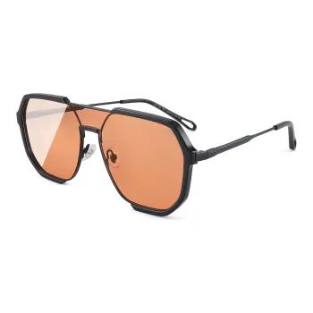 SUYAN Alloy TR/Memory Plastic Aviator Sunglasses Unisex