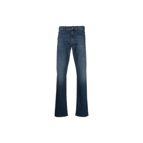 Canali Straight-leg Washed Jeans