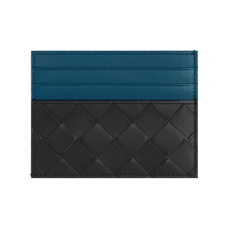 Bottega Veneta Intrecciato Two Toned Card Holder-2
