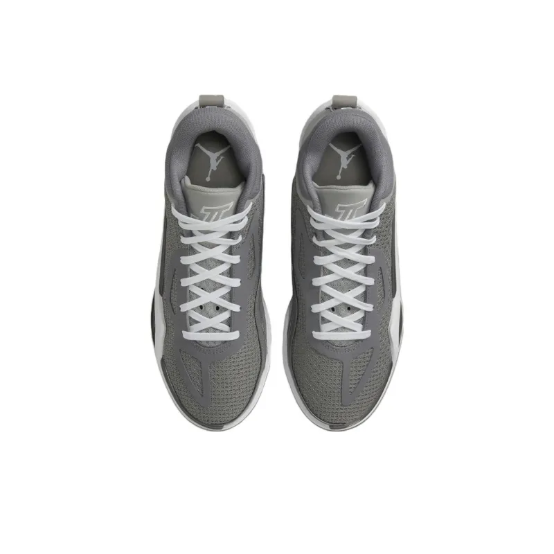 Jordan Tatum 1 Slip Resistant Mid Top Basketball Shoes Men's Gray Foreign Version-3