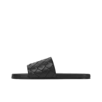 Bottega Veneta Quiet Slide Slippers Men's Black