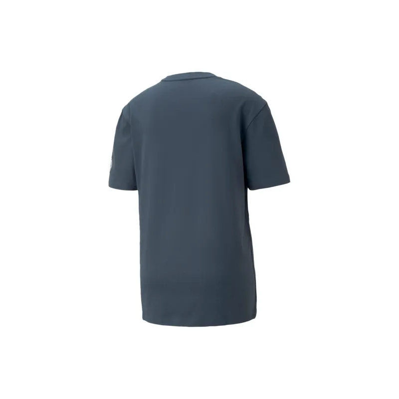 PUMA x OLIVIA Puma X Olivia Amato Drop Shoulder Sleeve T-Shirt Women's Blue-1