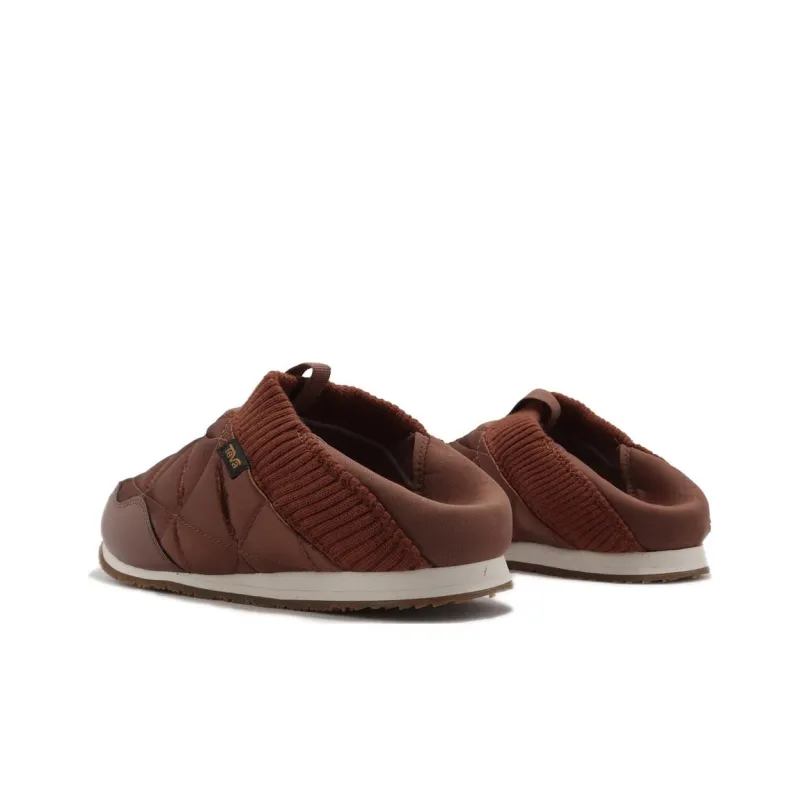 Teva ReEmber Satinya Cushioning Wear-Resistant Low-Top Casual Shoes Women's Coffee Brown-3