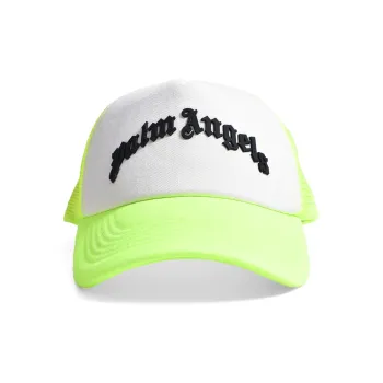 PALM ANGELS Baseball Caps Unisex White/Green