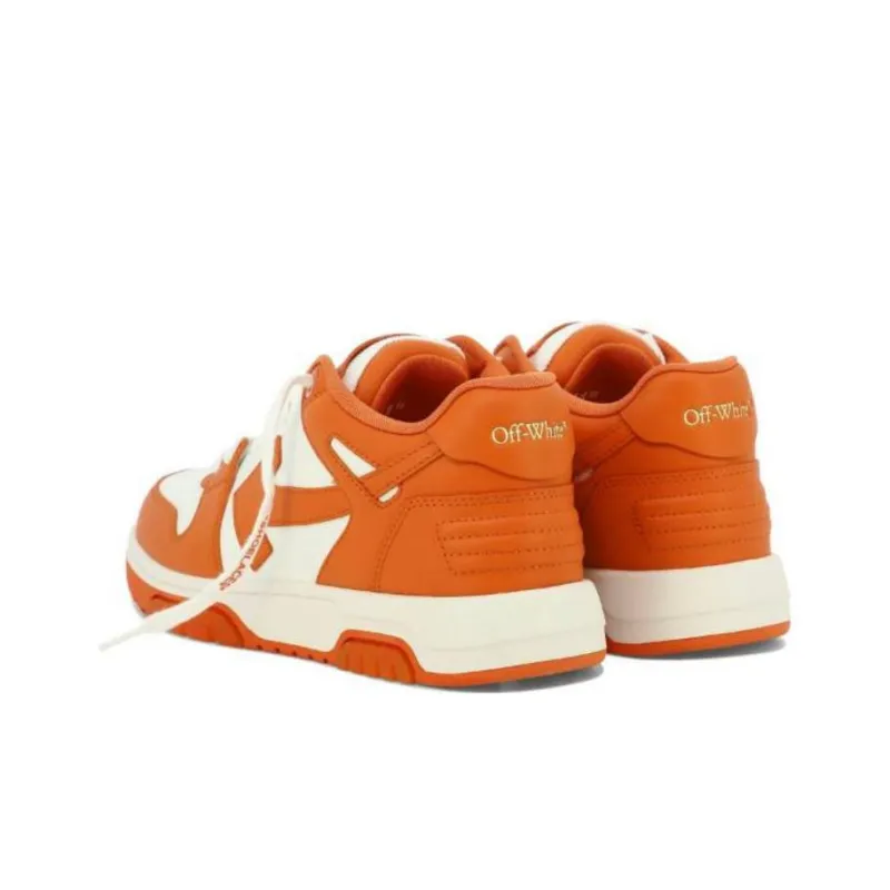 OFF WHITE Out Of Office Ooo Low Tops White Orange 2024-3