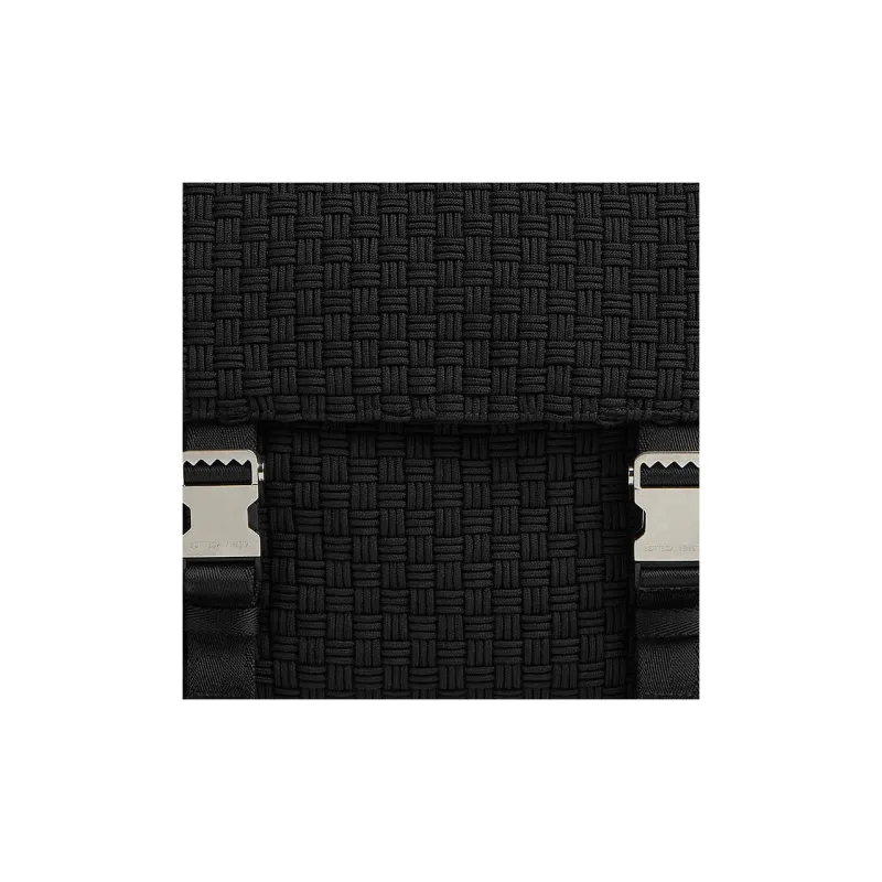 Bottega Veneta Intrecciato Cotton With Nylon Backpack Regular Men's Black-4