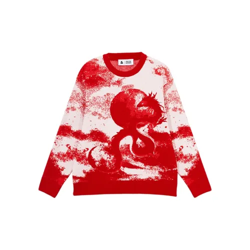 JACK&JONES Year Of The Dragon CNY Series Knitwear Unisex