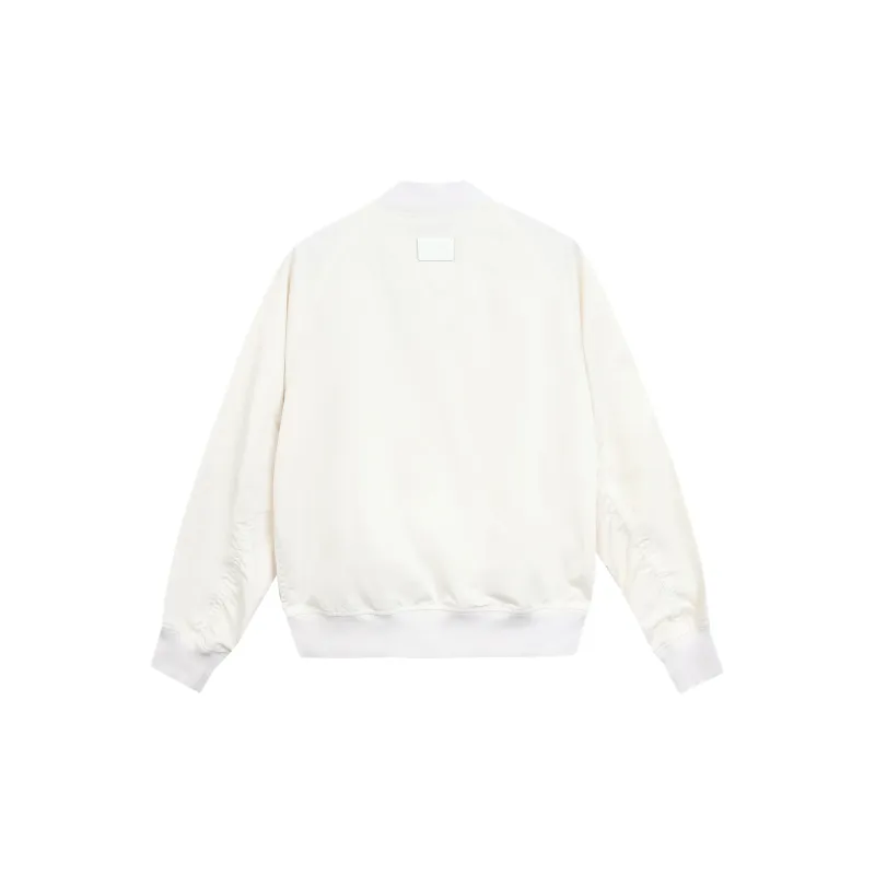 MLB Jackets Coats Unisex Ivory White-1