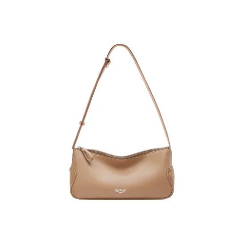 Art Traces Synthetic Leather Crossbody Shoulder Bags Medium Size Unisex Coffee Almond/Black