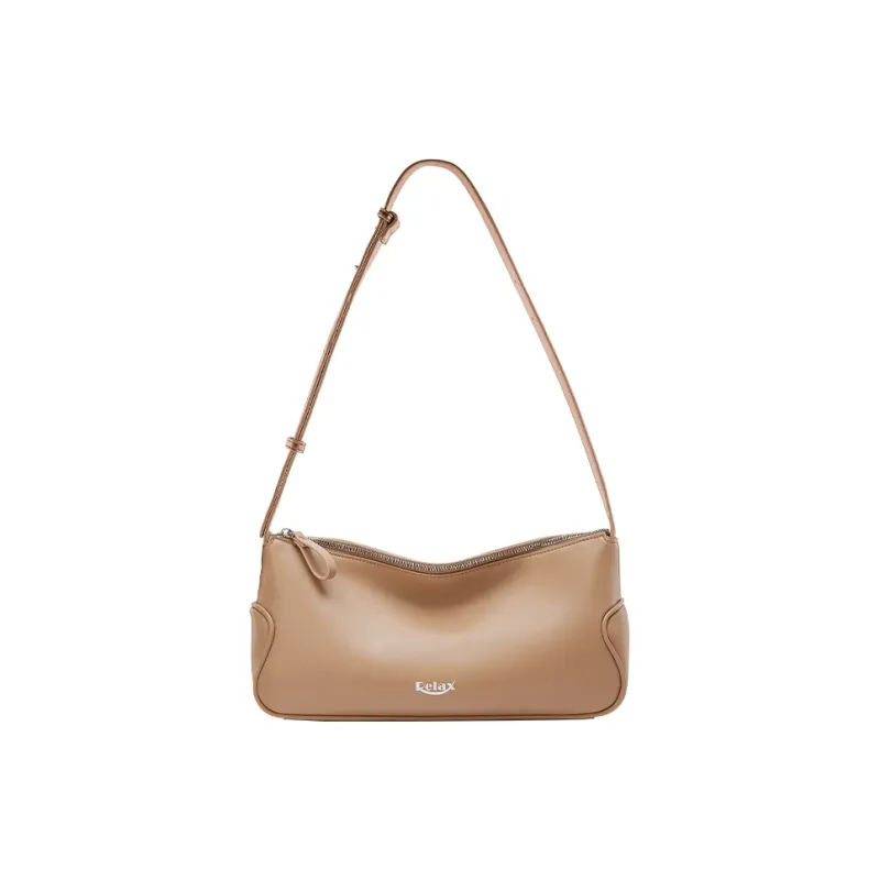Art Traces Synthetic Leather Crossbody Shoulder Bags Medium Size Unisex Coffee Almond/Black-0