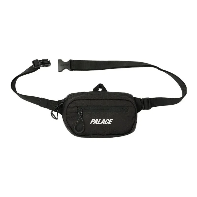 PALACE Cordura Eco Hex Ripstop Mini Waist Bag 'Black'-2