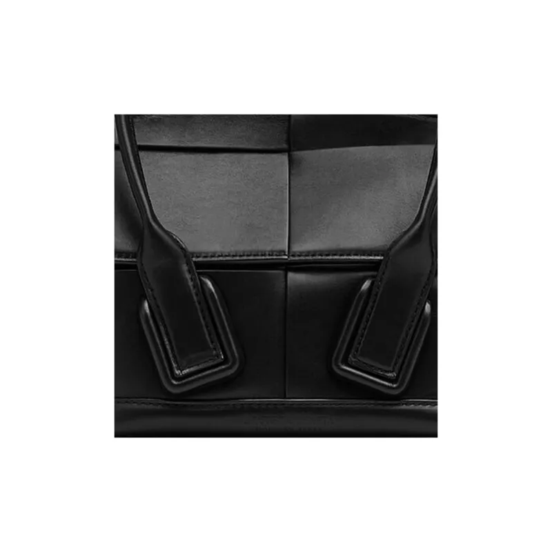 Bottega Veneta ARCO Calfskin Shoulder Bag Crossbody Bag Handbag Mini Women's Black-4