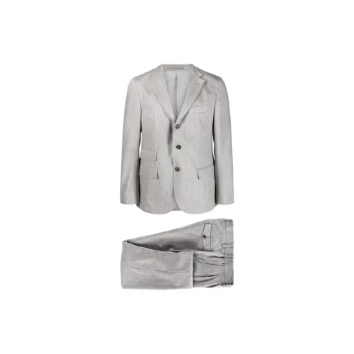 Eleventy Business Suits Men Heather Gray