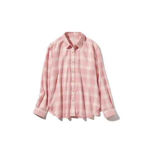 UNIQLO Shirts Women's Peach Pink