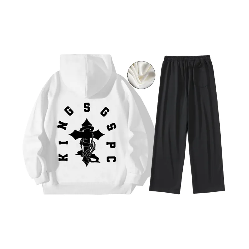 Kingsgspc Sweatshirt Sets Unisex-7