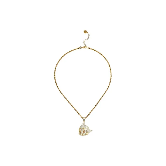 BEASTER Gold Plated Silver Necklaces Unisex-2