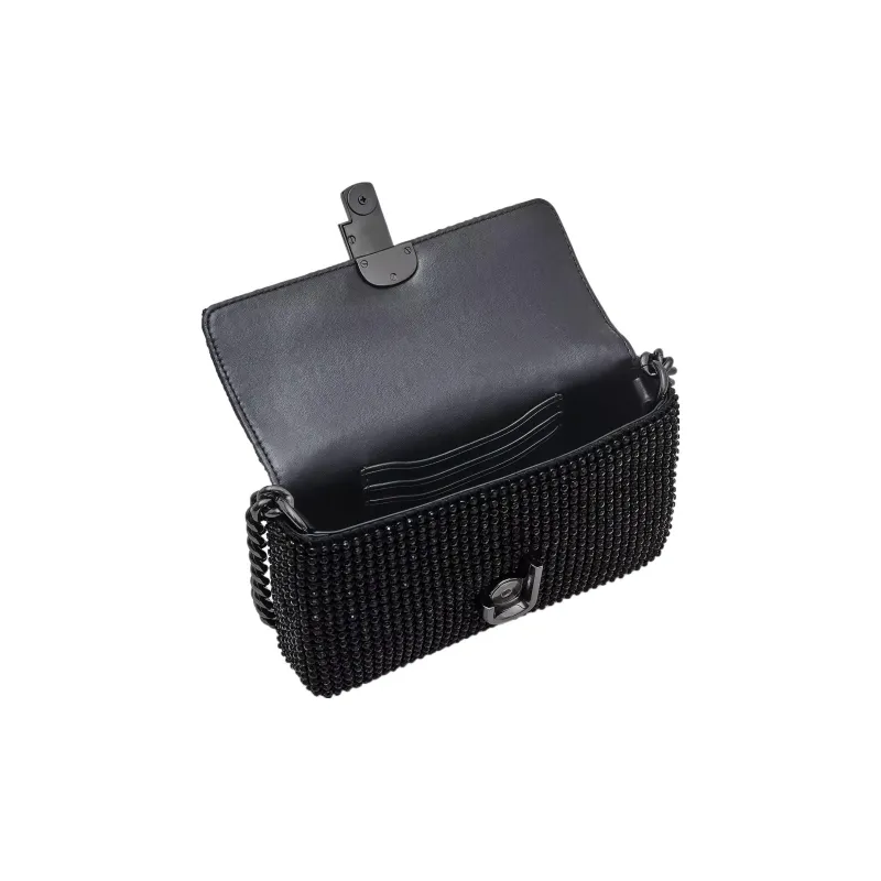 MARC JACOBS The Rhinestone J Marc Mini Shoulder Bag-4