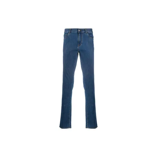 CANALI Logo Rise Skinny Jeans