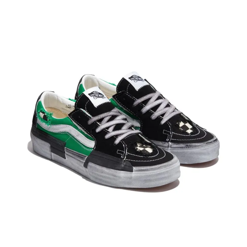 Vans Sk8 Low Reconstruct 'Black Green'-1