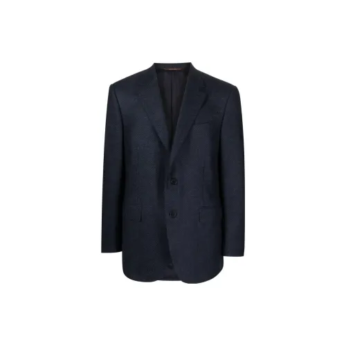 Canali Single-breasted Tailored Wool Jacket