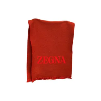 Zegna Knit Scarves Men's Orange