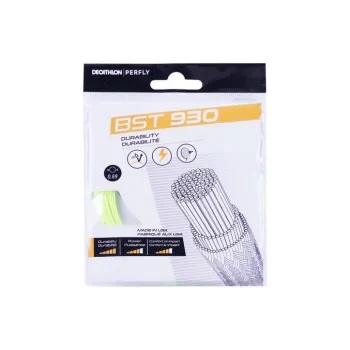 DECATHLON Stretch Durable, Both Features Badminton Racket Strings Light Yellow