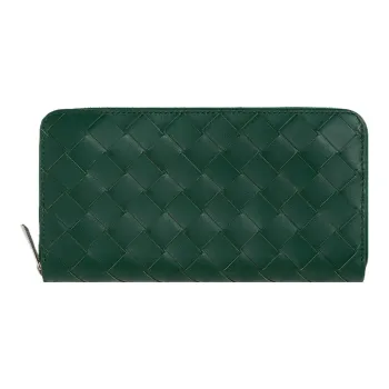 Bottega Veneta Intrecciato Zip Around Wallet