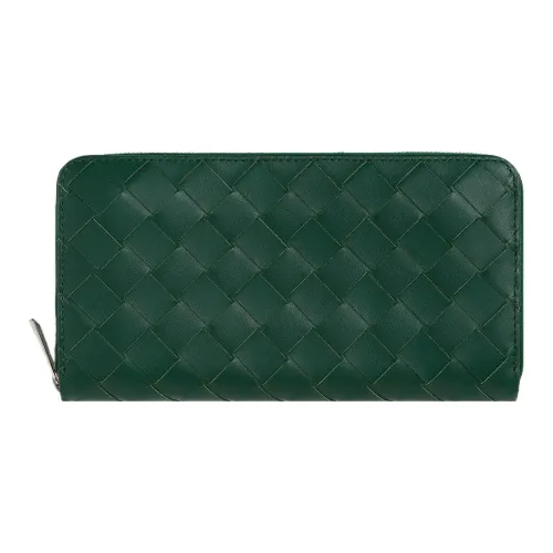 Bottega Veneta Intrecciato Zip Around Wallet