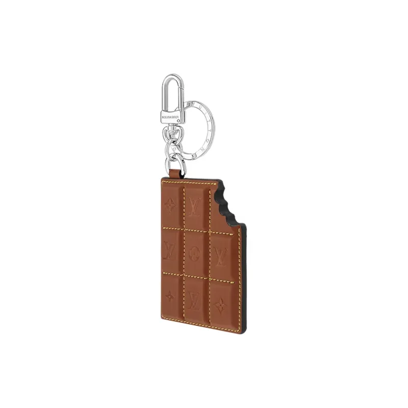 LOUIS VUITTON Leather With Monogram Coated Canvas Bag Accessory Unisex Brown-1