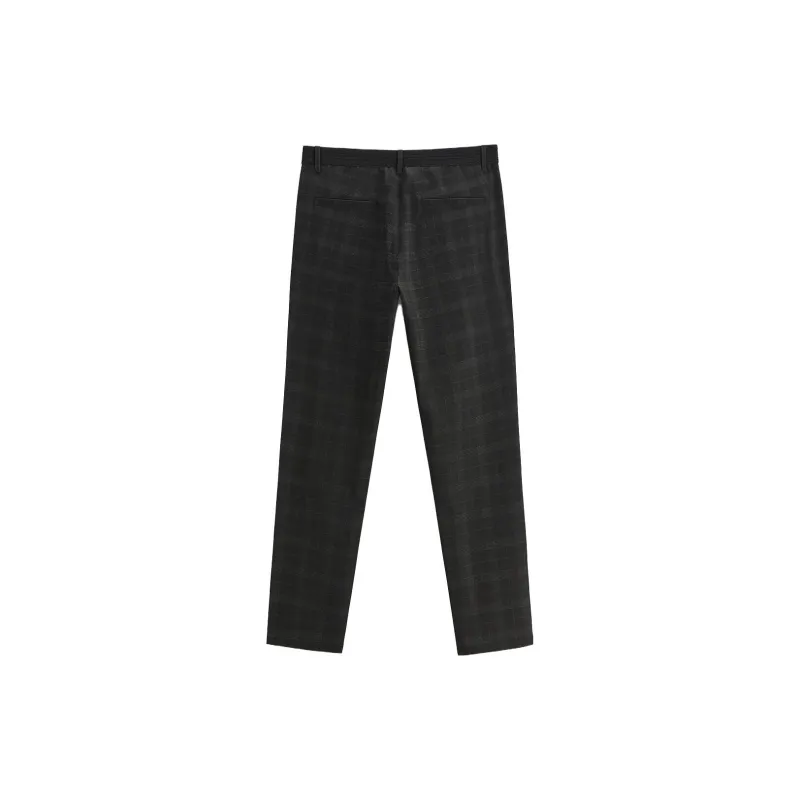 ZARA Casual Pants Men's Coal Gray-1