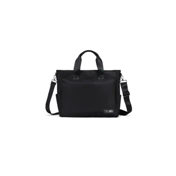 Slazenger Fabric Portable One Shoulder Crossbody Briefcase Laptop Bag Large Size Men's Black