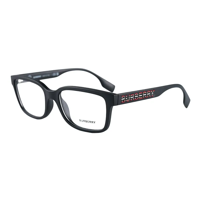 Burberry Plate Frame Polycarbonate Lens Square Eyeglass Frames Unisex-3
