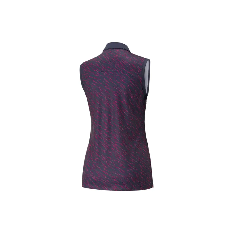 PUMA Cloudspun Whitewater Golf Polo Shirt Women's Tank Tops Women's Marine Blue-1