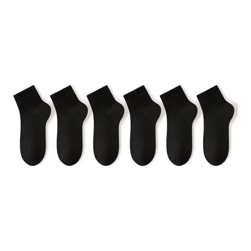 B&C.Room FW23 Ankle Socks Unisex 6 Pack Black White Gray-5