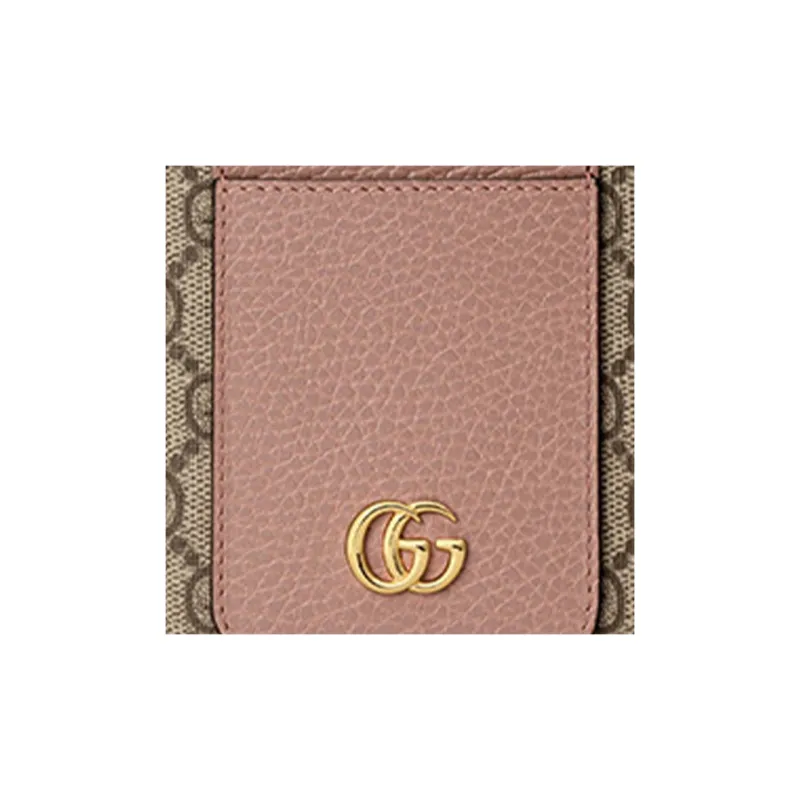 GUCCI Marmont Bag Accessories Ebony/Leather Pink-2