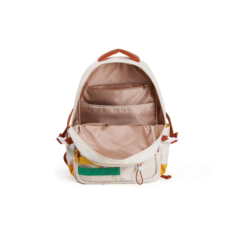 Miffy Oxford Backpack Large Size Women's Green/Brown-4